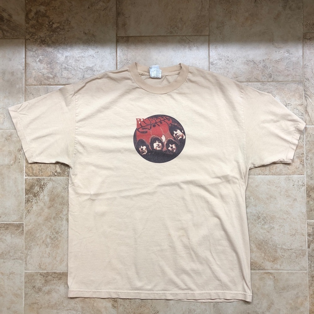 Vintage The Beatles Rubber Soul Rock Concert Shirt 2008
